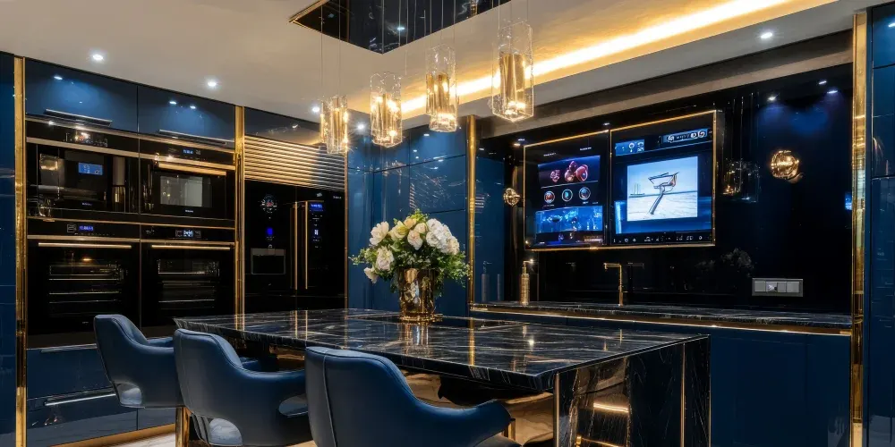 Custom Media Room Cabinetry