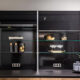 Custom built-in storage unit blending modern design with practical functionality