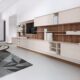 Custom laundry room cabinetry with modern, space-saving design