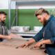Custom cabinet design and installation process by Ace Kustoms with expert craftsmanship
