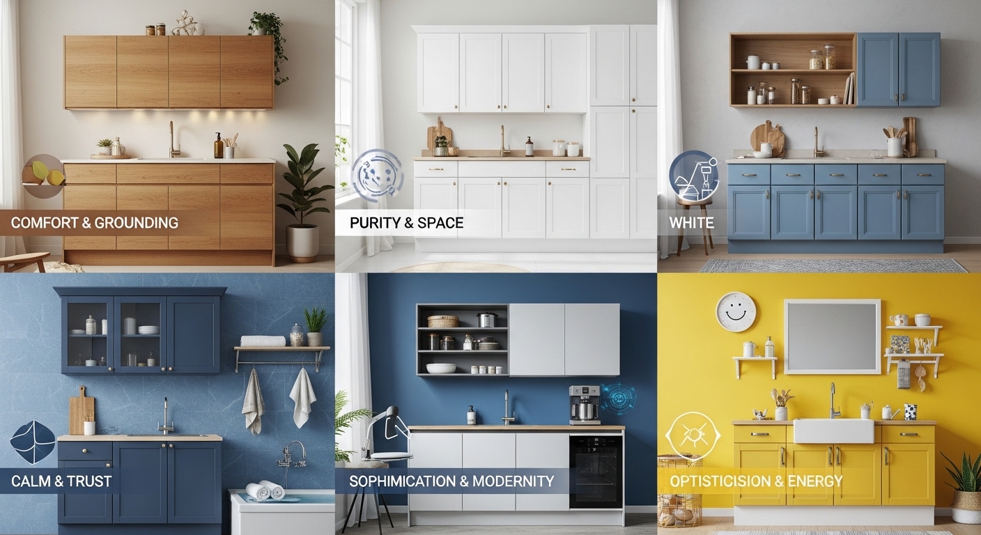 Psychology Behind Cabinet Color Choices