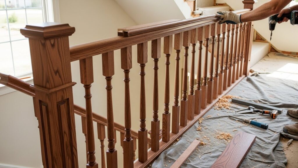 Handrail and Baluster Installation