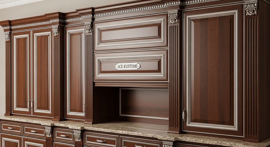 ace kustoms cabinets trim