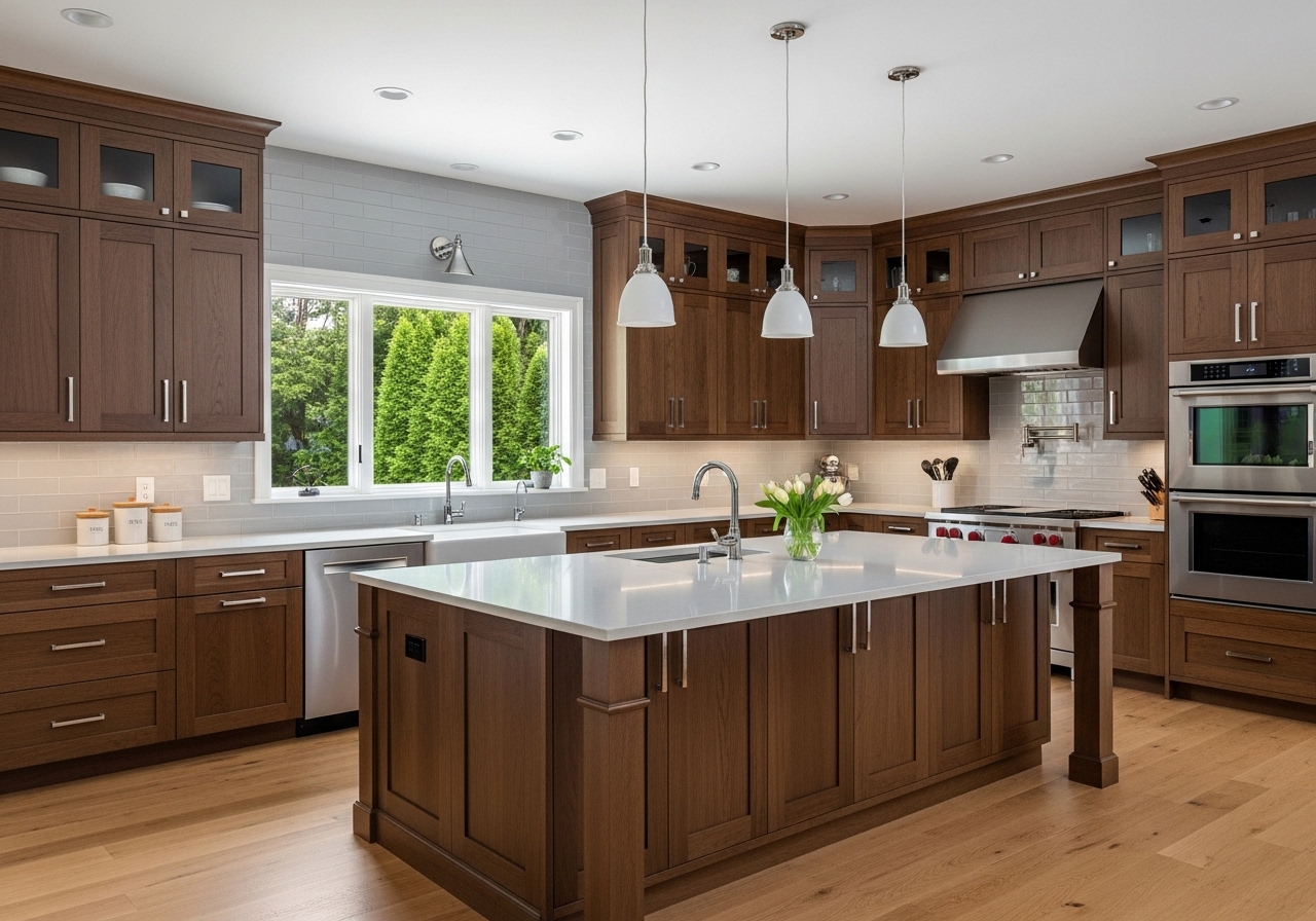 How to Update an Older Humble TX Home with Custom Cabinets