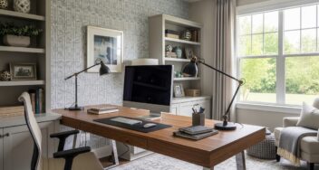 How to Turn a Flex Room into a Custom Home Office in Montgomery County TX